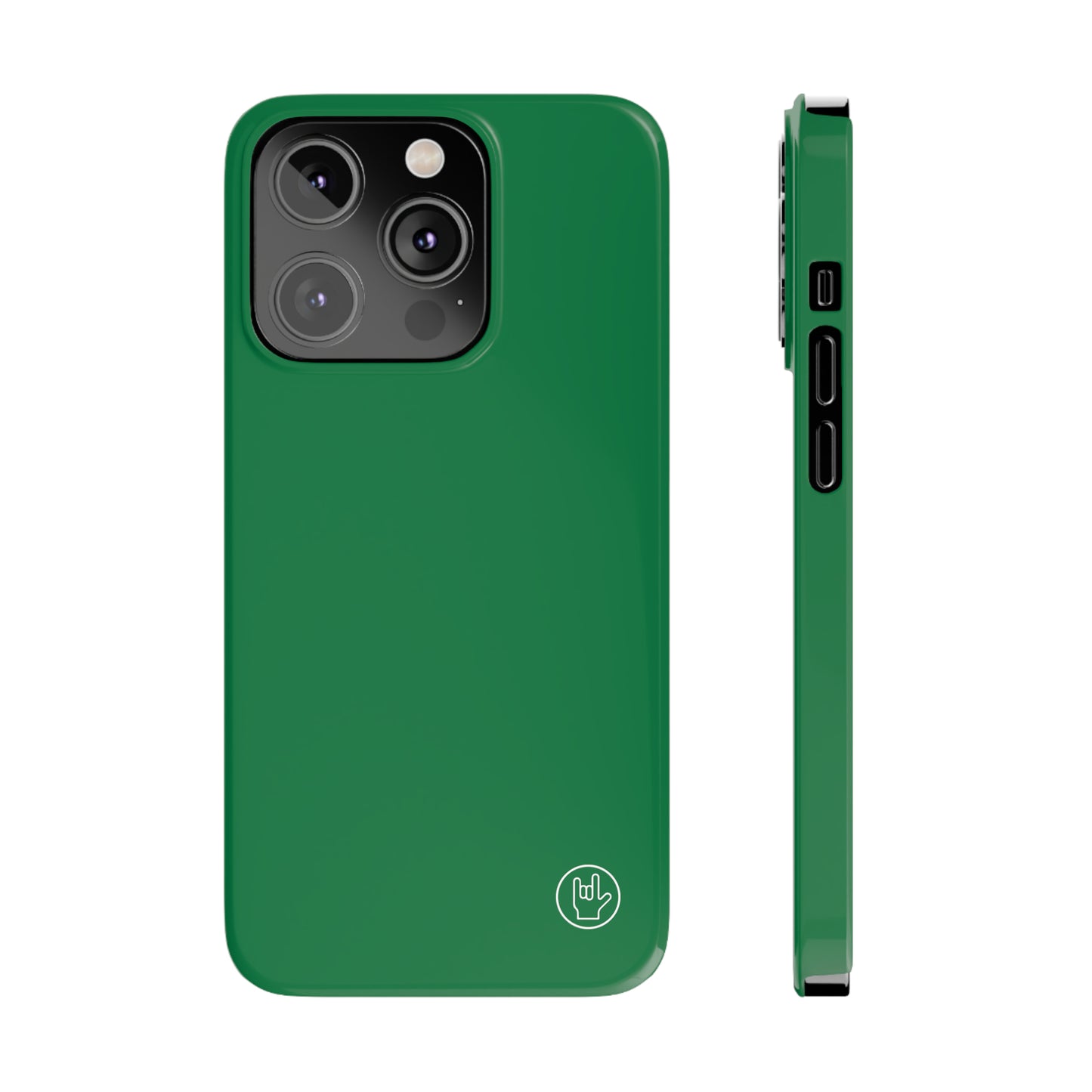 Green Phone Case - Solid Color Phone Case - Premium Slim Phone Case
