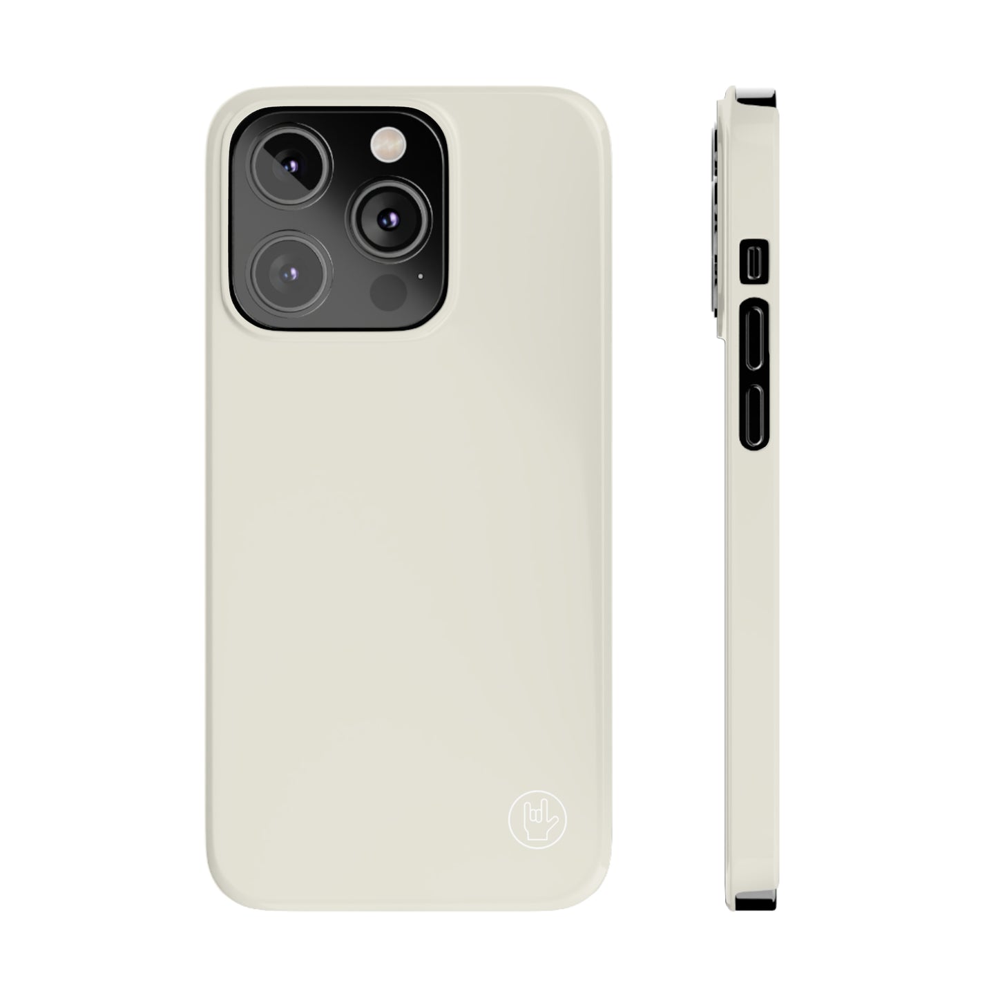 Off White Phone Case - Solid Color Phone Case - Premium Slim Phone Case