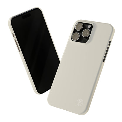 Off White Phone Case - Solid Color Phone Case - Premium Slim Phone Case