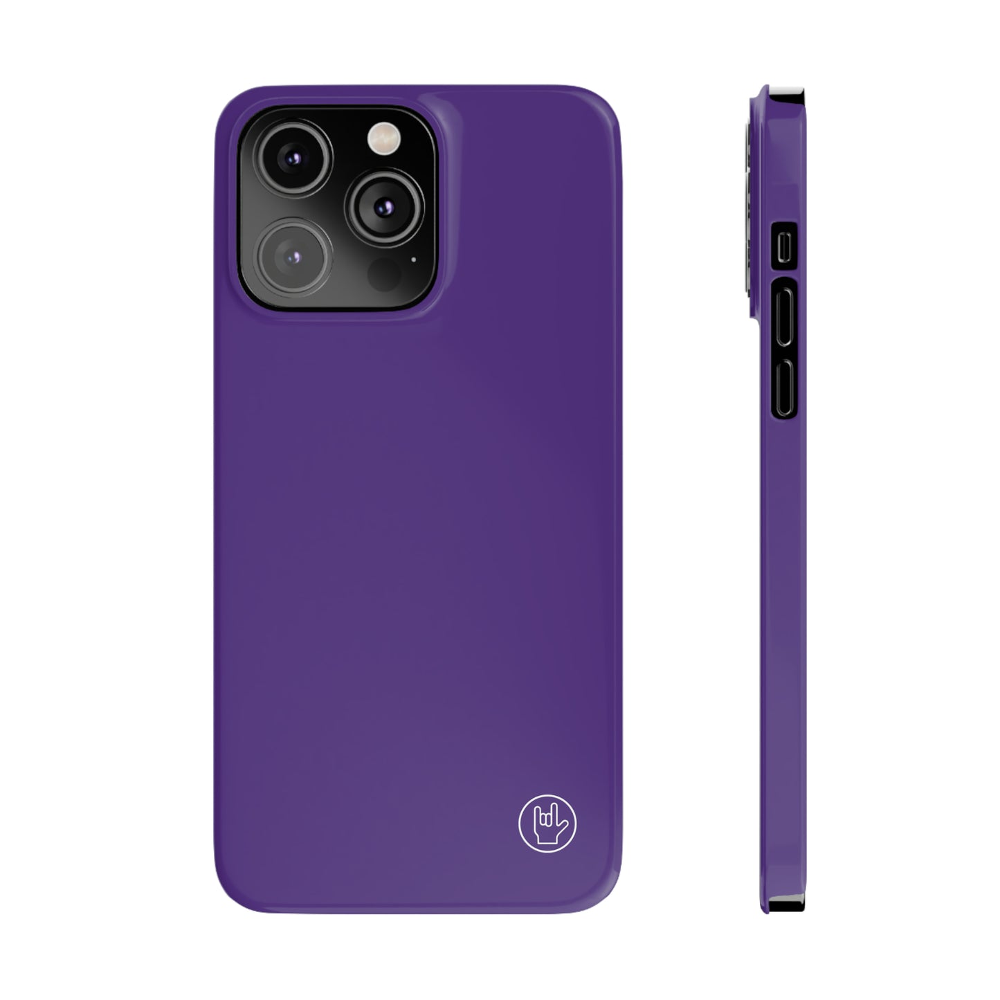 Purple Phone Case - Solid Color Phone Case - Premium Slim Cases for iPhone and Samsung