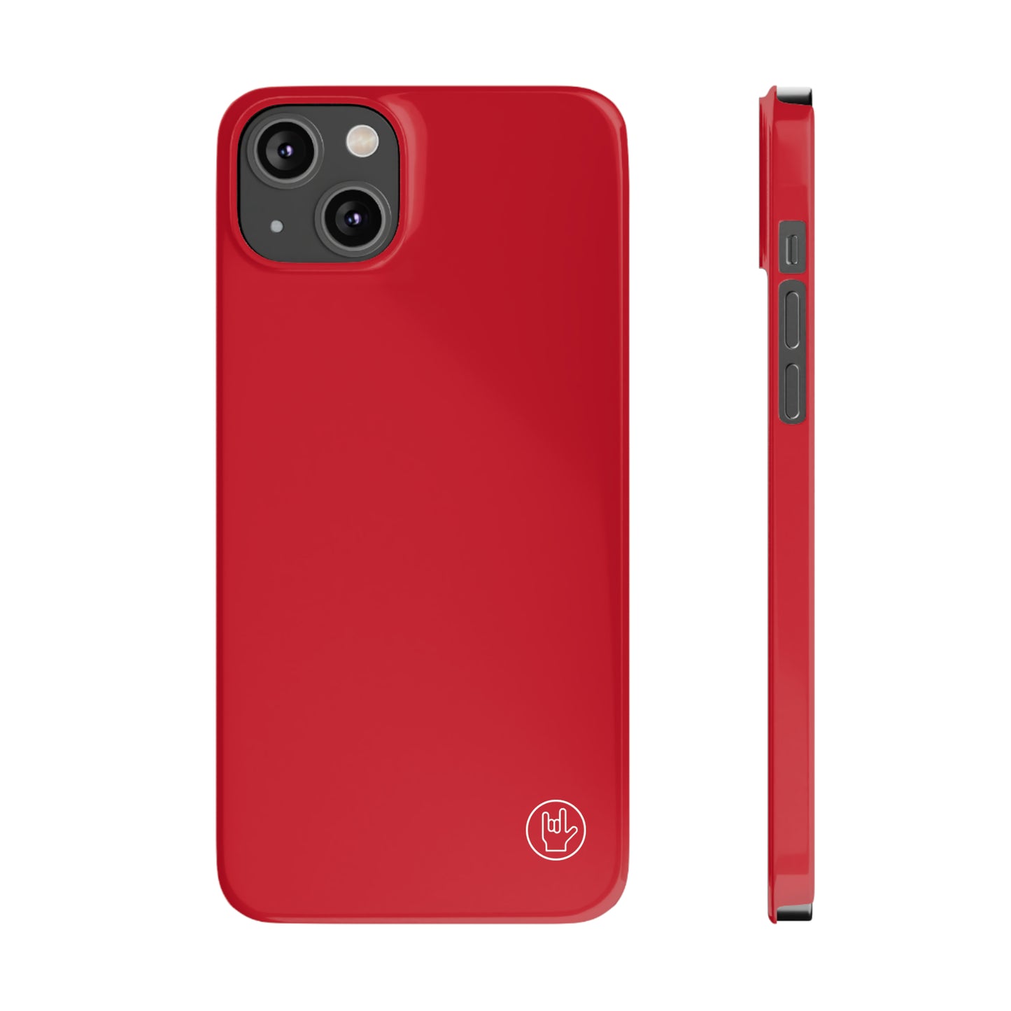 Red Phone Case - Solid Color Phone Case - Premium Slim Phone Case