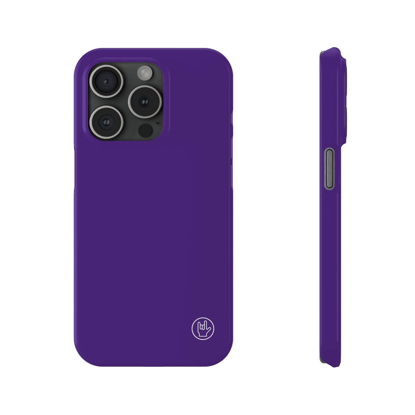 Purple Phone Case - Solid Color Phone Case - Premium Slim Cases for iPhone and Samsung