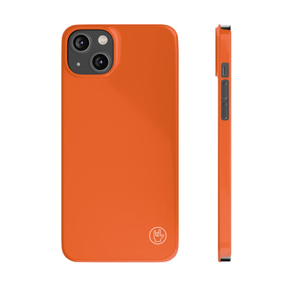 Orange Phone Case - Solid Color Phone Case - Premium Slim Cases for iPhone and Samsung